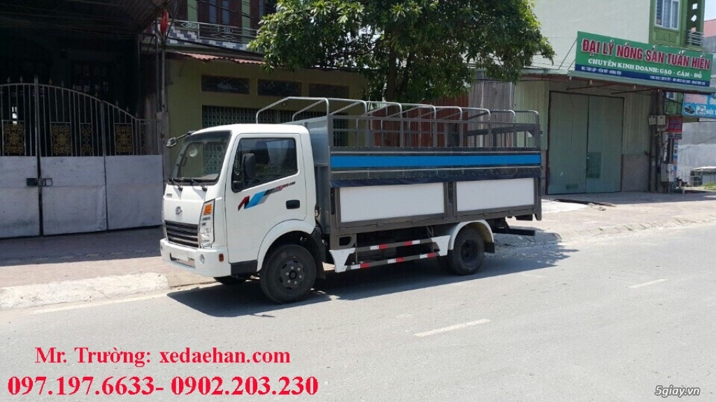 Xe tải daehan - tải trọng 1t9- 2t4- động cơ hyundai - 1