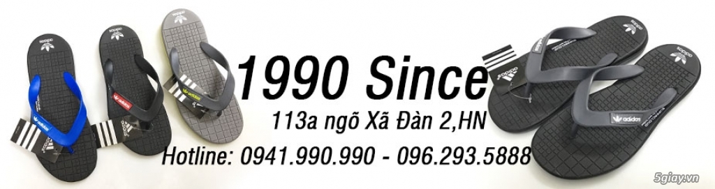 Dép Tông Nam đi biển,Hàng Thailand,VNXK.Aber,Mixstar,Nike,Converse,Havaianas.Màu sặc sỡ,Giá cực rẻ