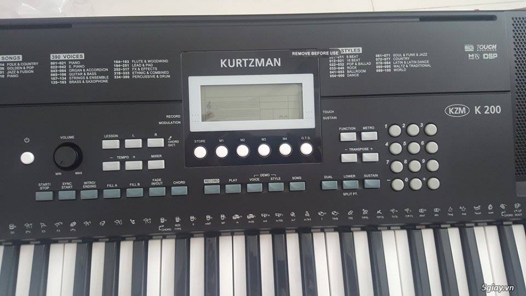 Cần bán: Đàn Organ Kurtzman K200 mới 99% - 1