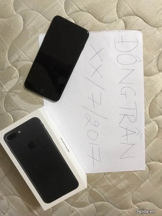 Iphone 7 Plus 128Gb Đen Nhám BH TGDĐ 4/2018 - 1