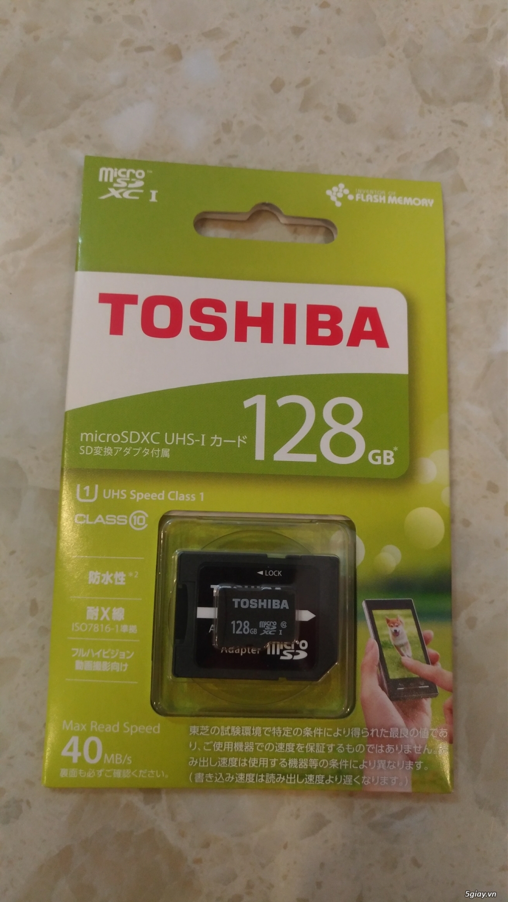Thẻ nhớ Micro SDXC Toshiba 128GB Class 10 Made in Japan