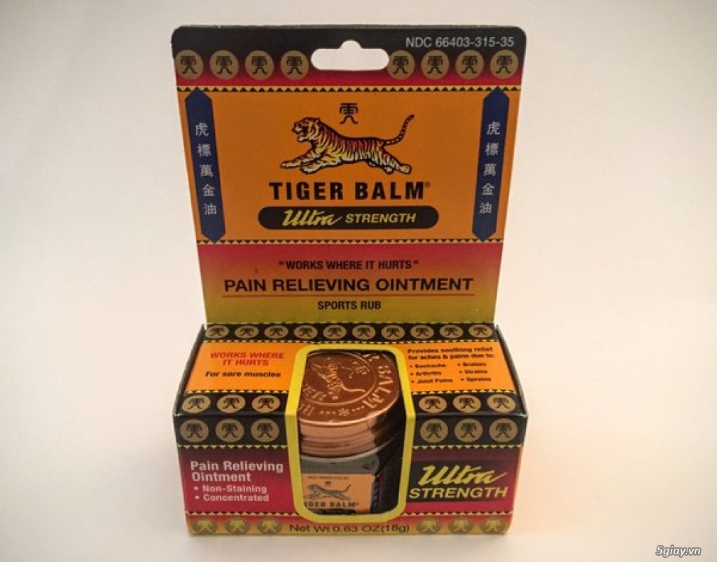 HCM - dầu cù là con hỗ Tiger Balm hàng Mỹ xách tay - 15