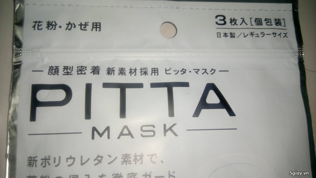 Khẩu trang Nhật Bản Pitta. - 2