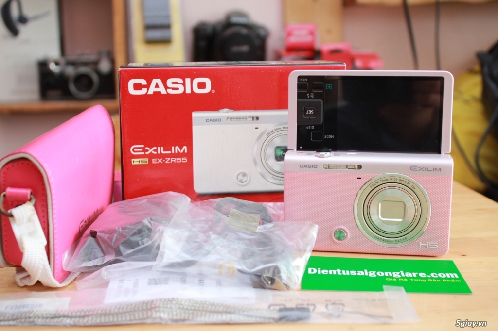 Bán Máy ảnh Casio EXILIM ZR55 chuyên chụp selfies - 1