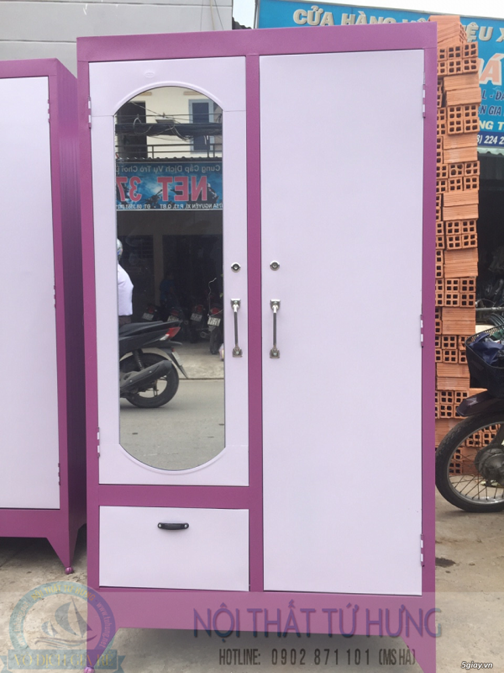 Tủ đưng quần áo giá rẻ. Bảo hành 12 tháng tại nhà - 1