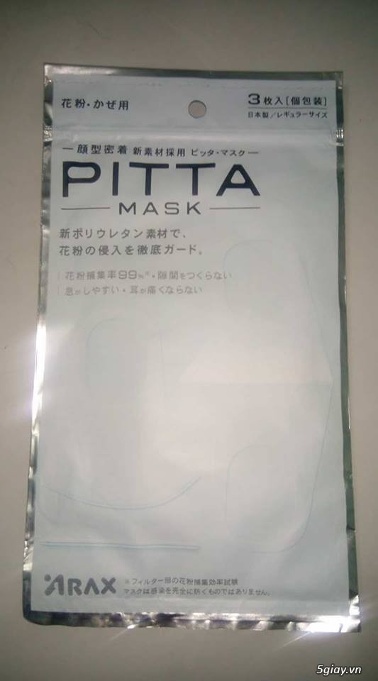 Khẩu trang Nhật Bản Pitta.