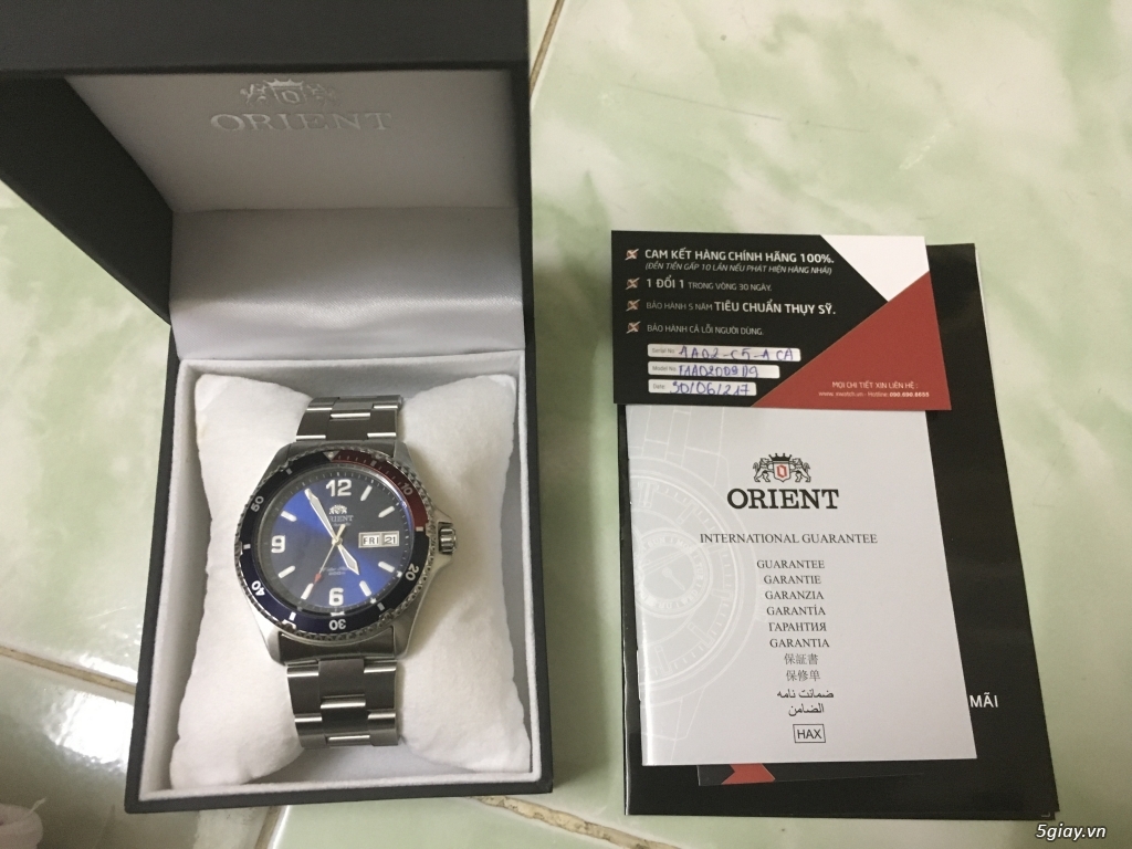 (HCM) Orient mako pepsi 2 và G shock likenew - 5