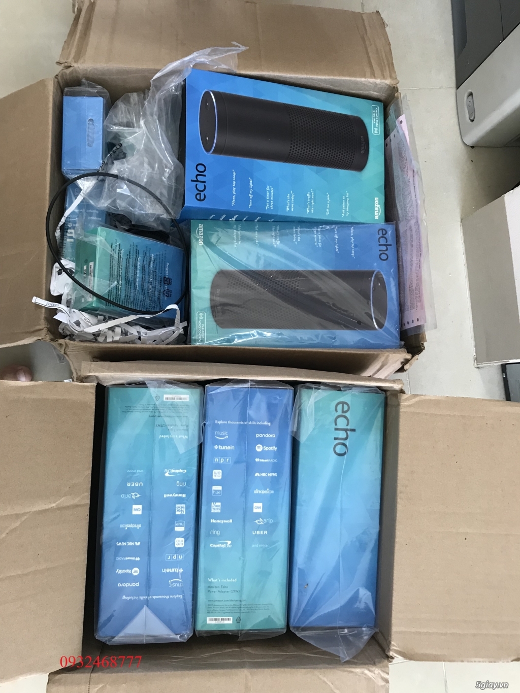 Bán vài cái amazon echo và echo dot
