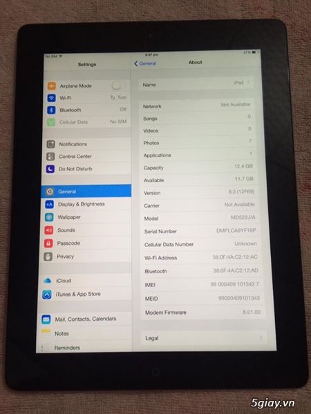iPad 4 16bg 4G mới zin keng - 2