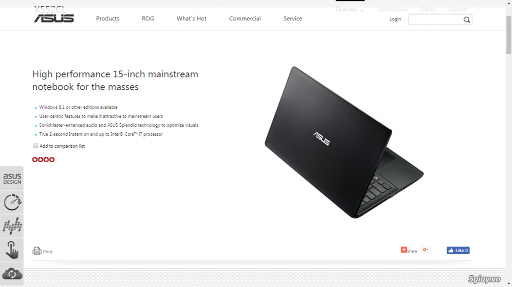 Lap Asus X552L - 4