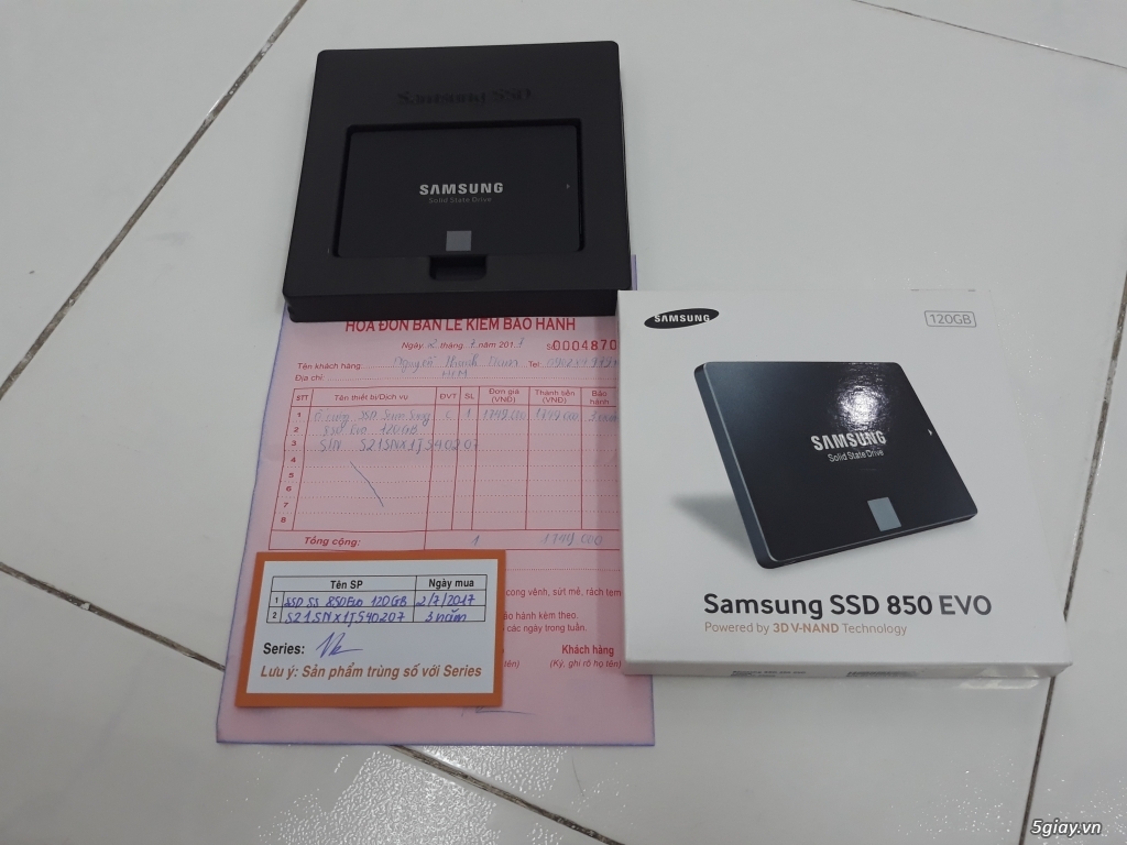 Ổ cứng SSD Samsung 850 Evo 120Gb - 1