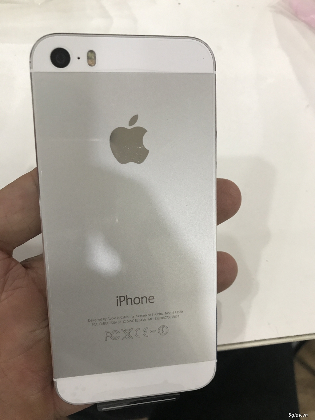 iphone 5s 16g silver mới 100% - 1