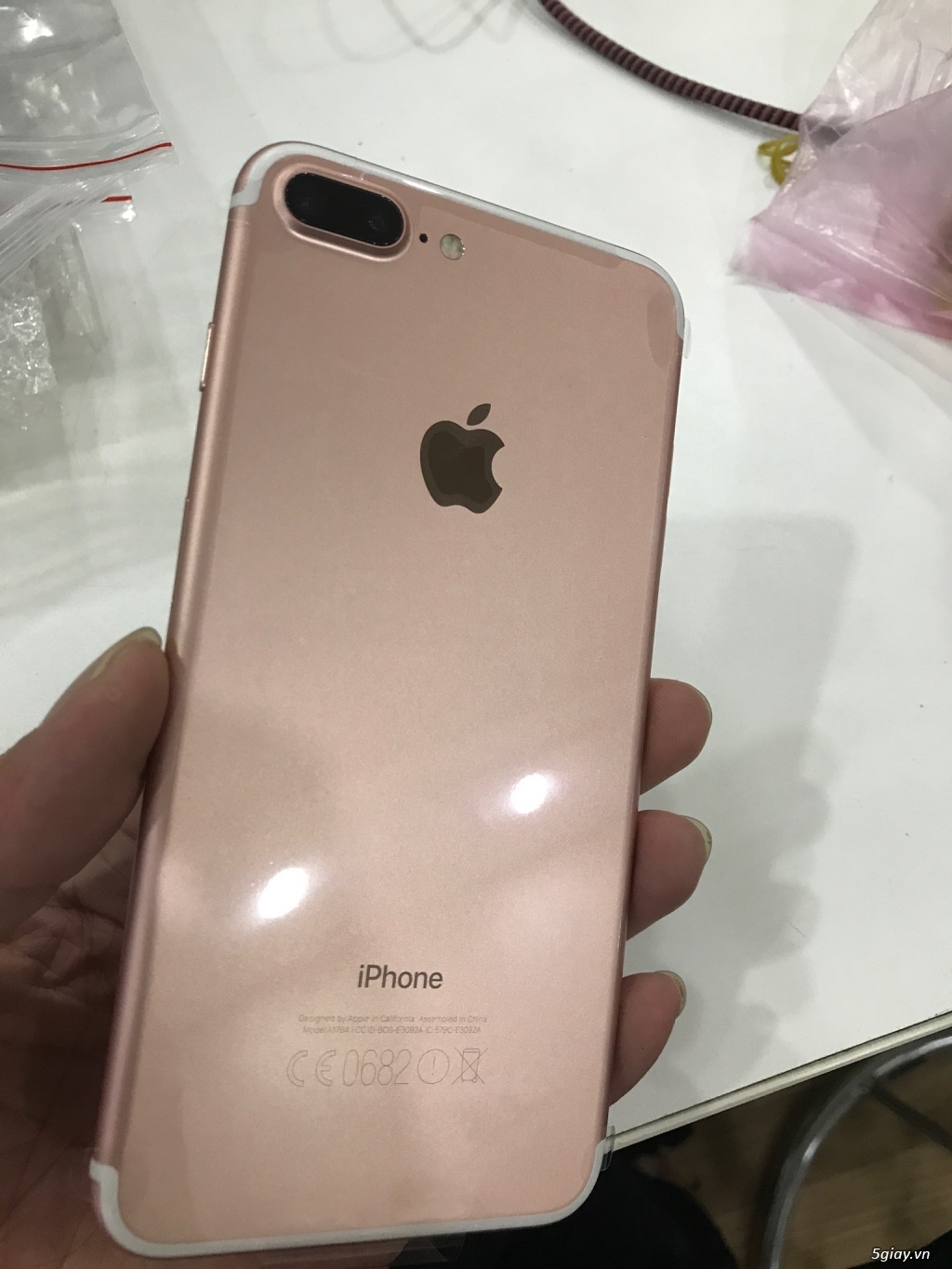 Iphone 7plus 32g rose mới 100% fpt - 2