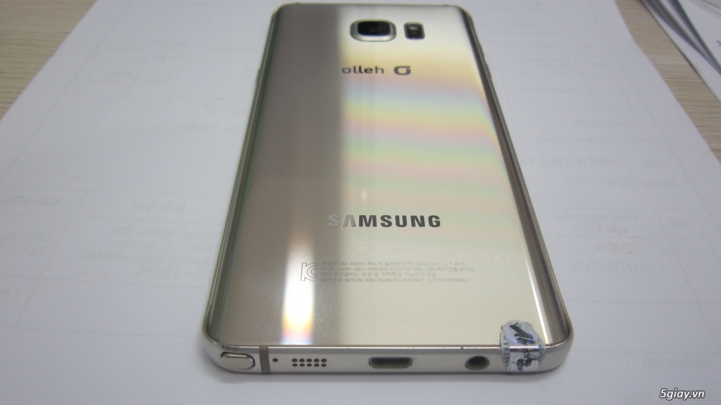 Samsung note 5 gold SM-N920K
