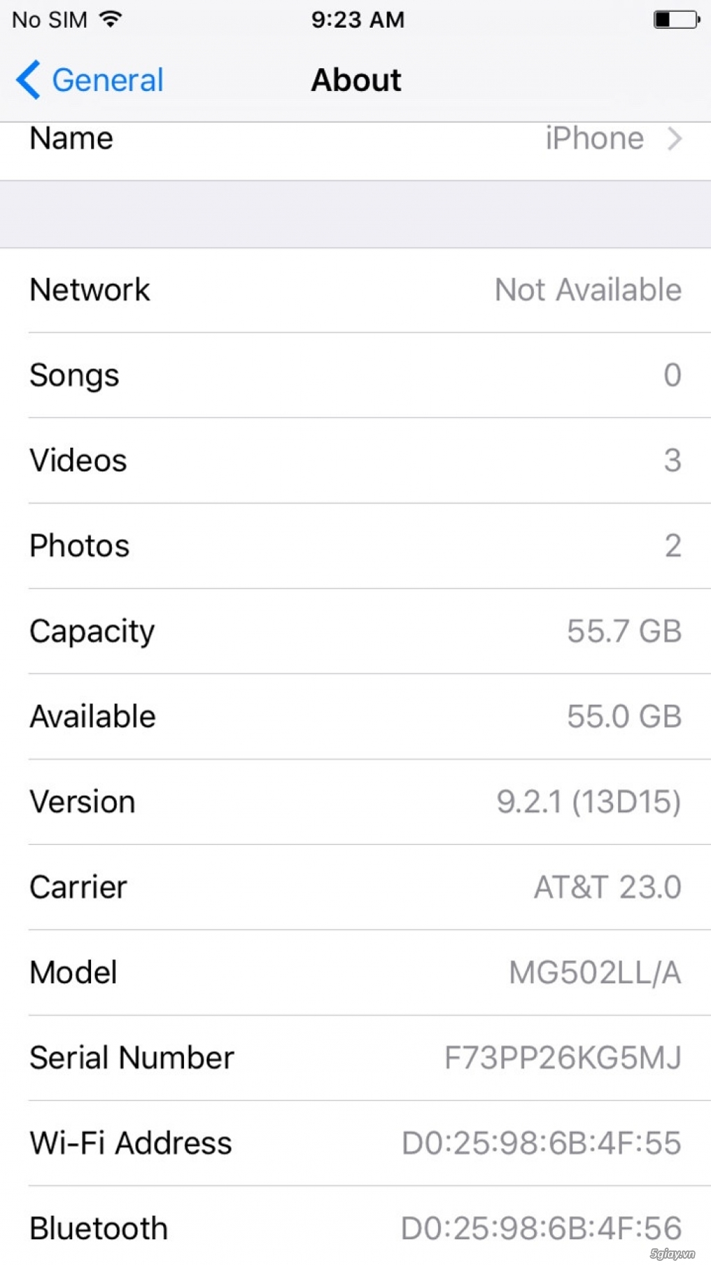 Iphone 6 64gb gold lock ATT&T có thể lên code quốc tế - 2