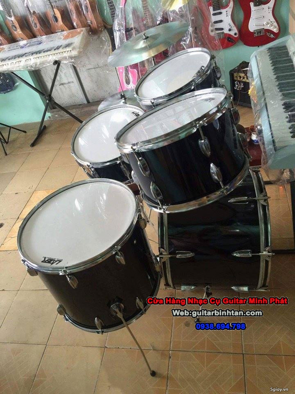 Thanh lý dàn trống Jazz drum lazer giá rẻ, đảm bảo chất lượng mới 100%