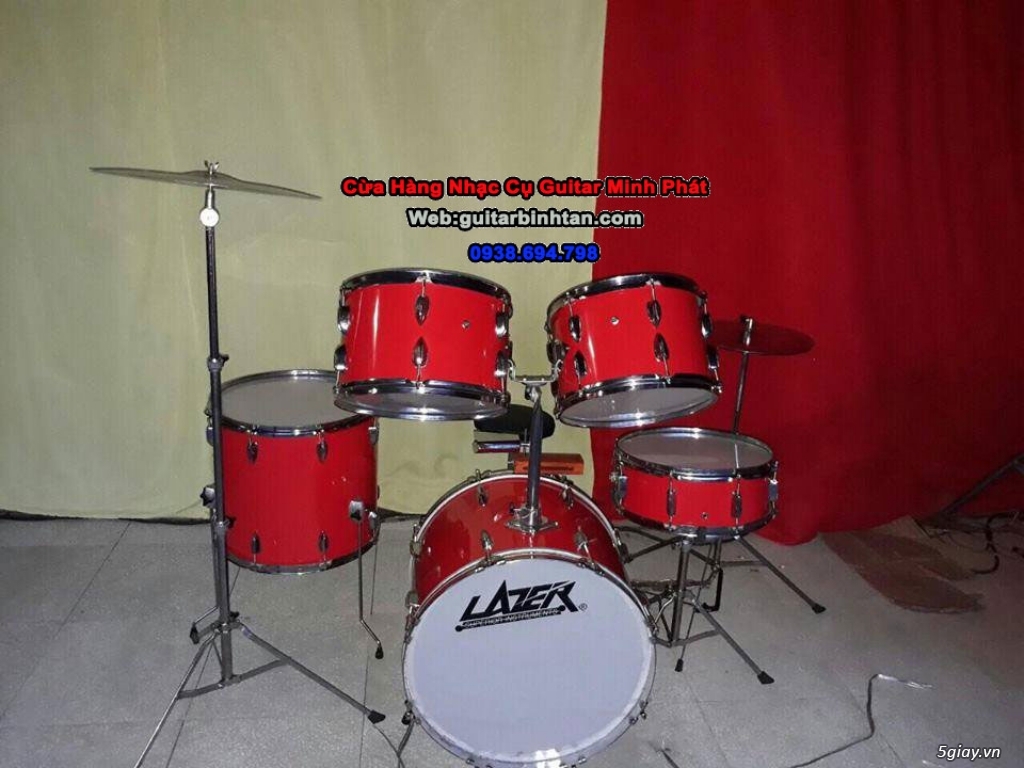 Thanh lý dàn trống Jazz drum lazer giá rẻ, đảm bảo chất lượng mới 100%