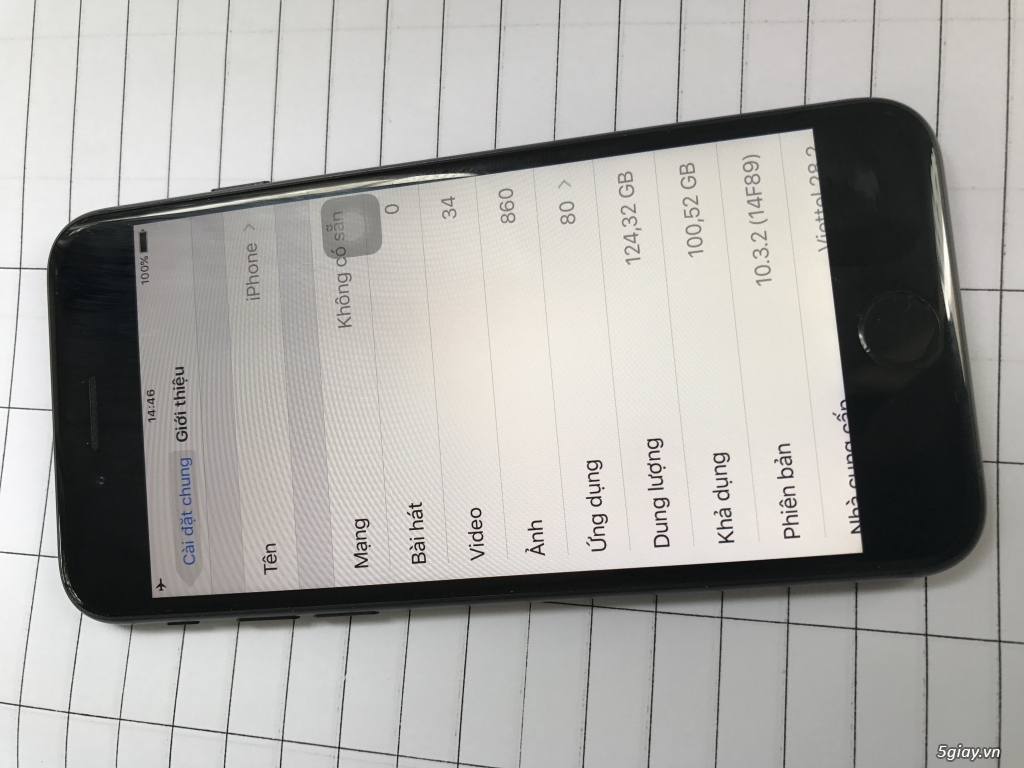 iphone 7 black 128G Quốc tế - 4