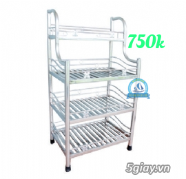 kệ chén inox 4 tầng gía rẻ - 1