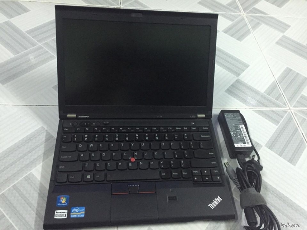 Thinkpad X230 i5 3320M 2.6ghz Ram 4G 500G slim 1,4kg pin 3h 99,9%