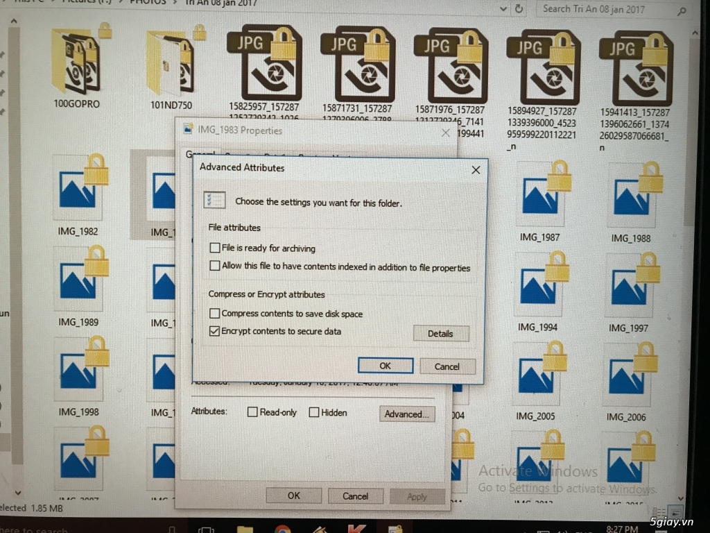 Cầu cứu về việc giải mã file mã hóa trong Windows - 1