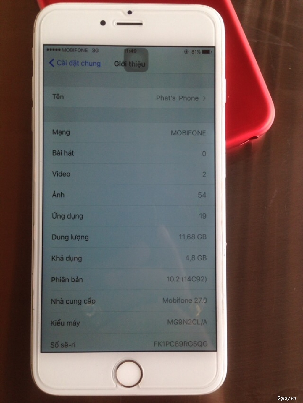 Cần bán Iphone 6Plus 16gb Silver - 2