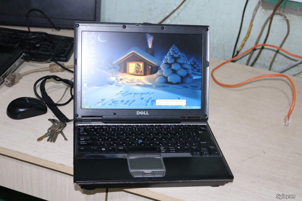 Bán laptop Dell D430 cũ giá cực rẻ - Core 2 Duo U7600/1GB/60GB/12.1 - 4