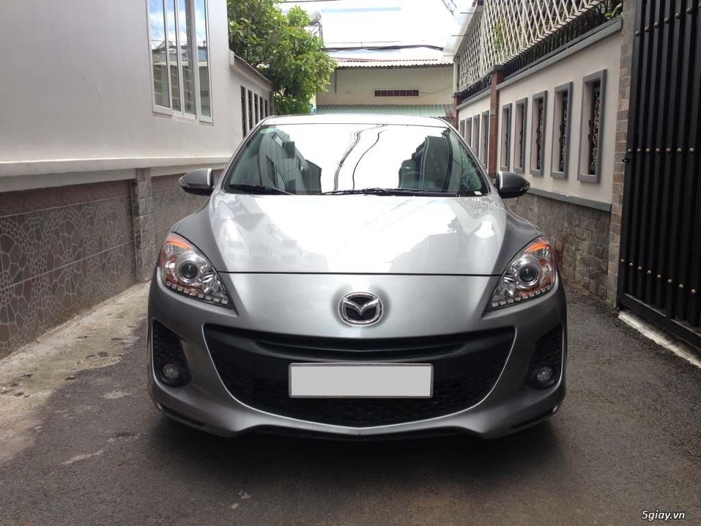 bán xe Mazda 3 sedan 2015 số tự động màu bạc zin cực chất - 1