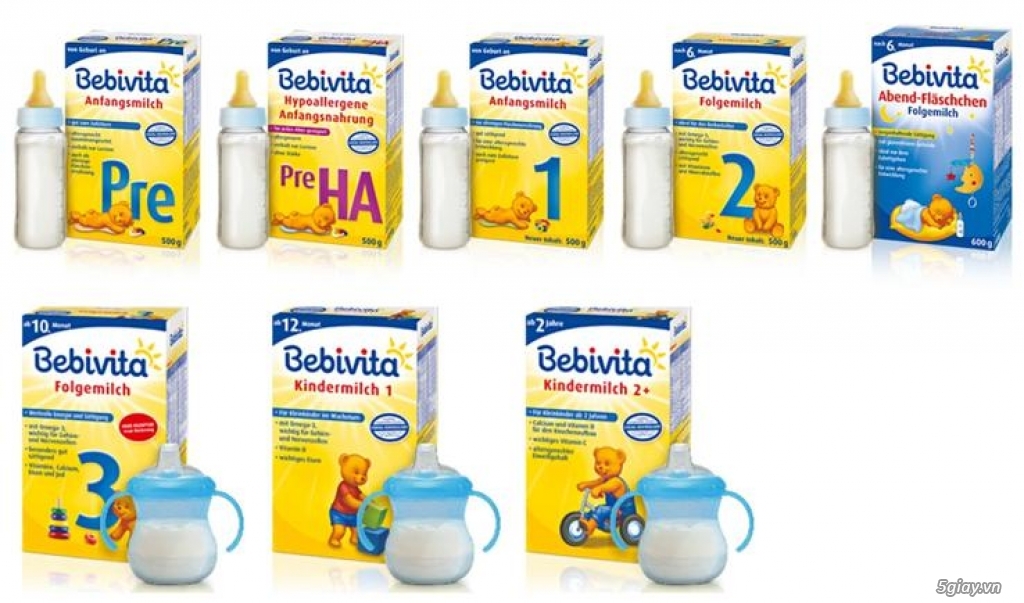 Sữa Bebivita pro Anfangsmilch , số 2, 3 Đức (500g)