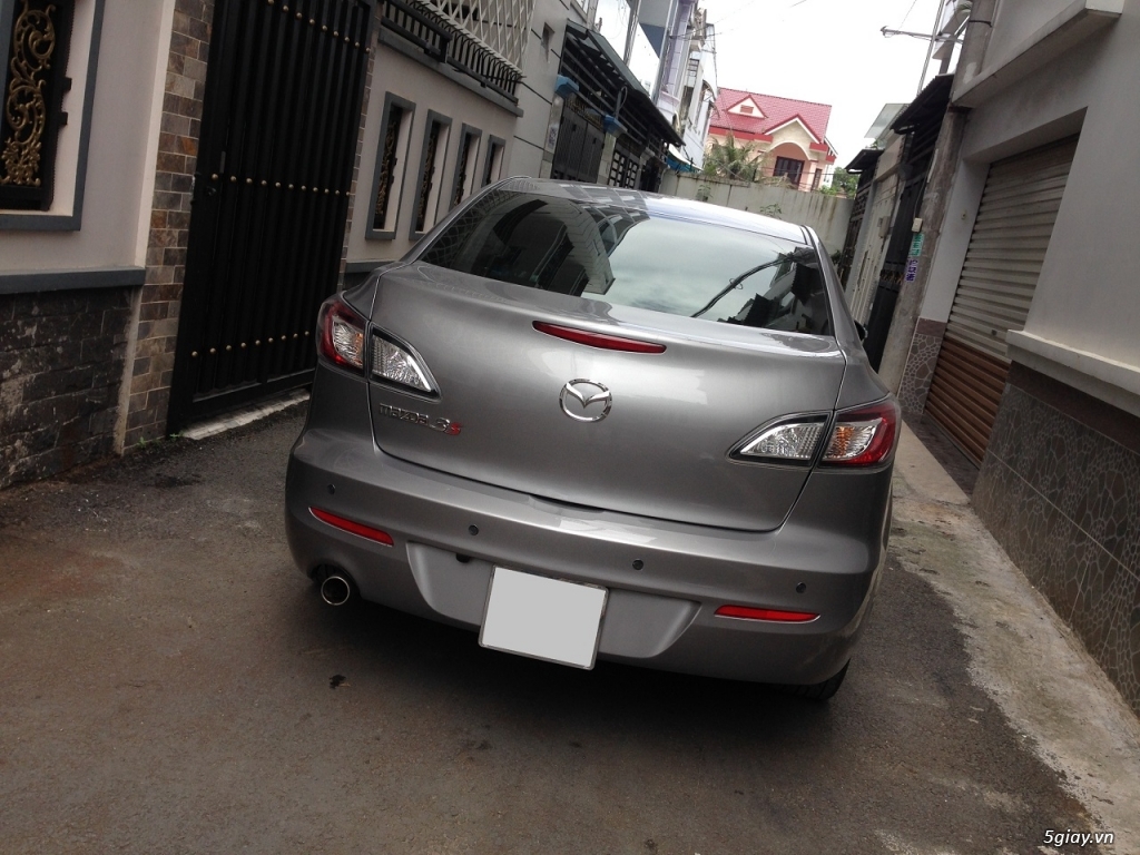 bán xe Mazda 3 sedan 2015 số tự động màu bạc zin cực chất - 3