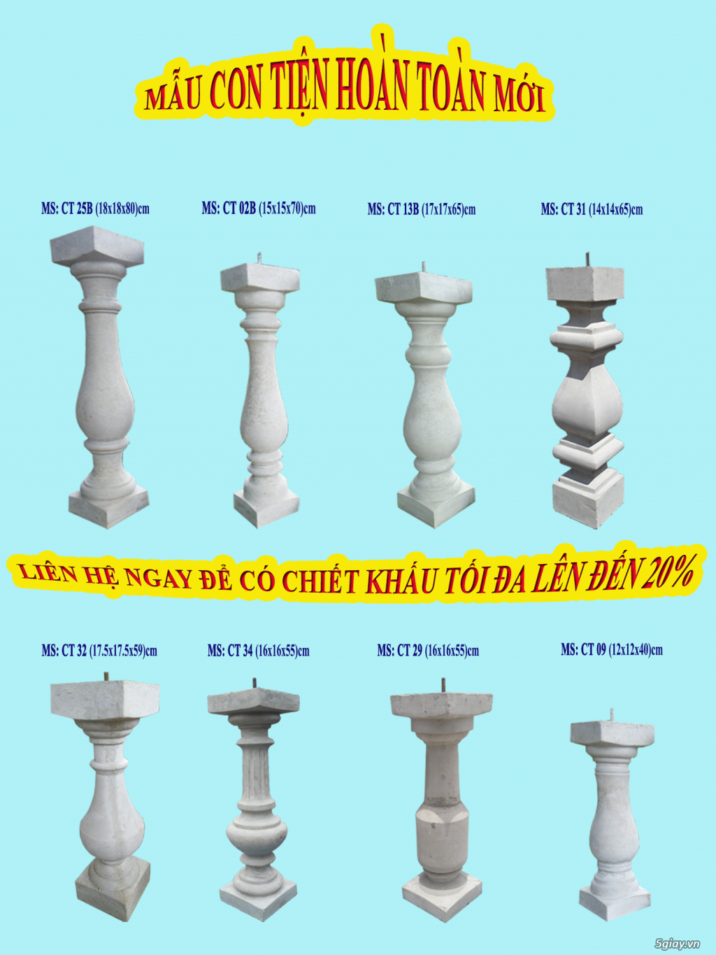 Lục bình bê tông đẹp, chất lượng, giá rẻ tại đây! - 2