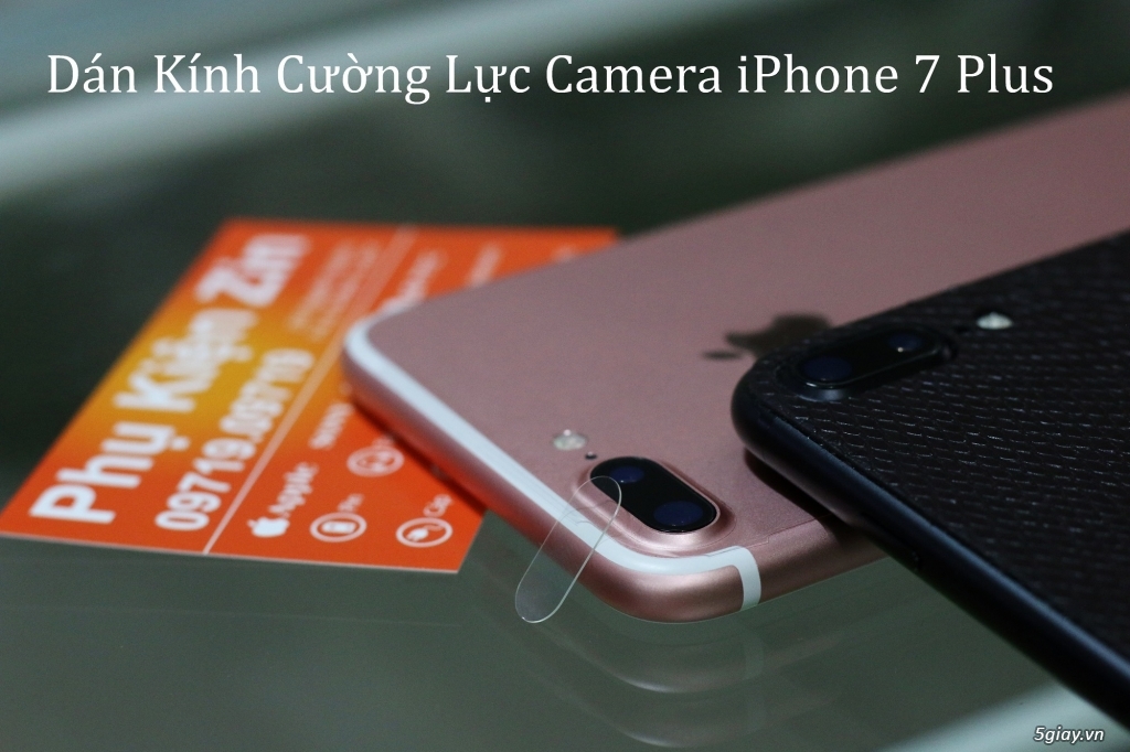 Dán kính cường lực bảo vệ Camera iPhone 7-7 Plus - 2