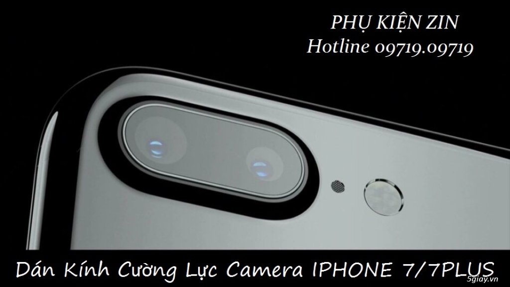 Dán kính cường lực bảo vệ Camera iPhone 7/7 Plus - iPhone 8/8Plus