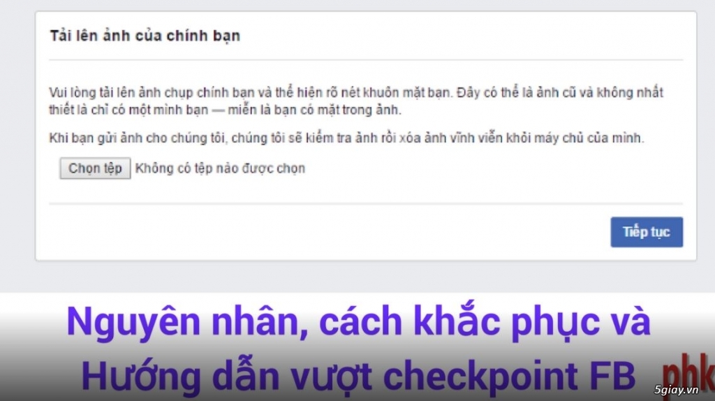 Nguyên nhân, cách khắc phục và Hướng dẫn gỡ Checkpoint Facebook 2017