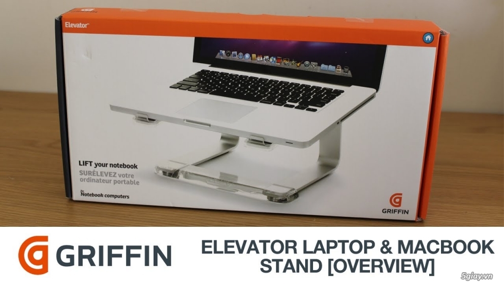 Bán giá đỡ laptop, macbook Griffin cao cấp từ Mỹ mới 100% nguyên hộp - 3
