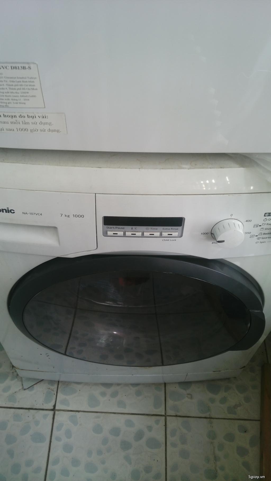 Máy giặt máy sấy lồng ngang dư dùng thanh lý - 13