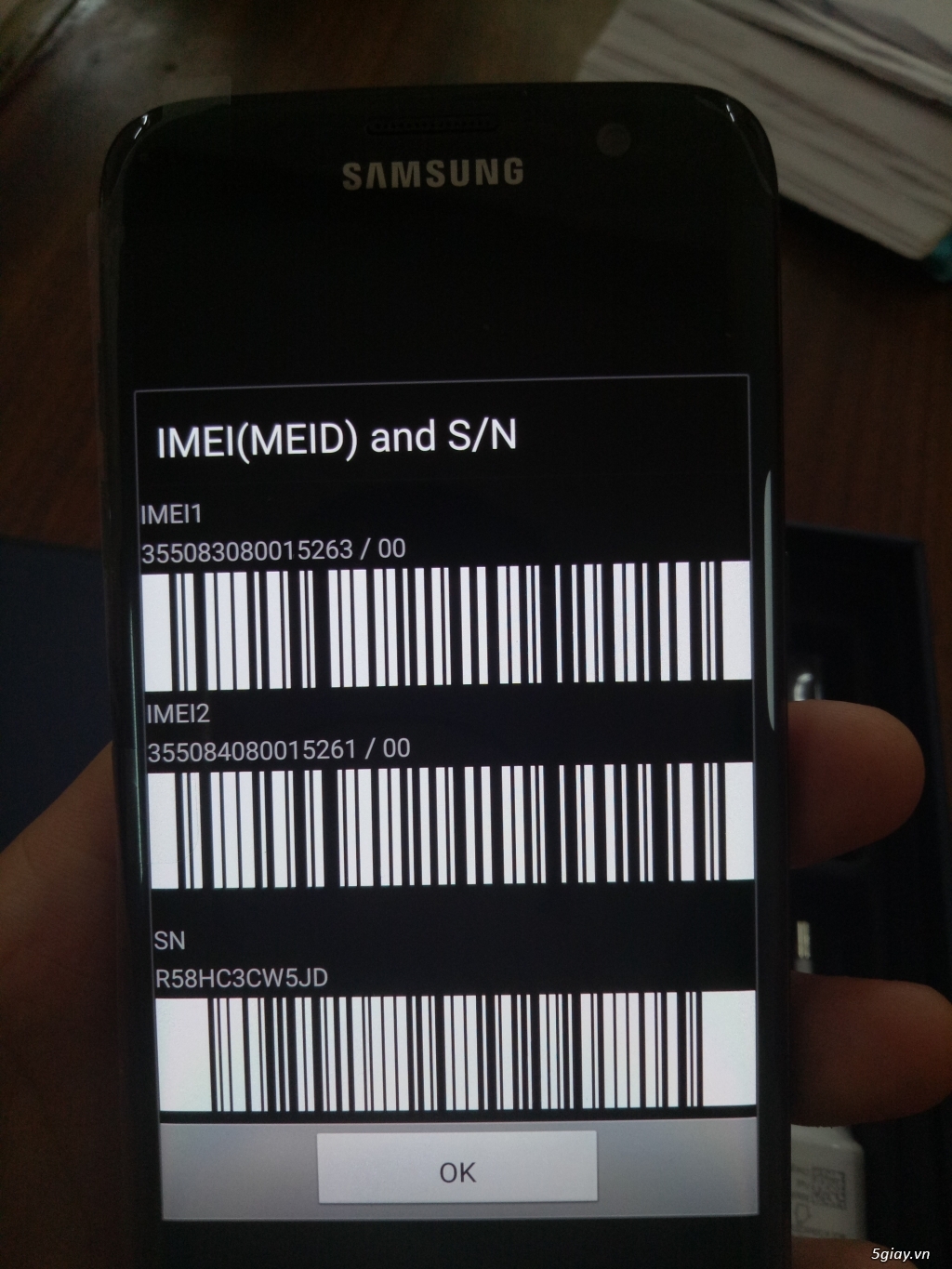 Bán Samsung Galaxy S7 Edge Black Pearl 128GB Full box chưa sờ tay - 5