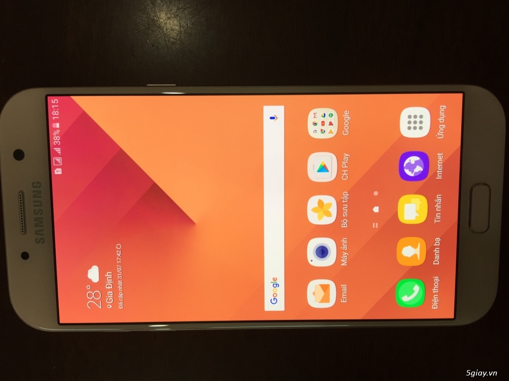 SamSung A7(17) màu hồng - 3