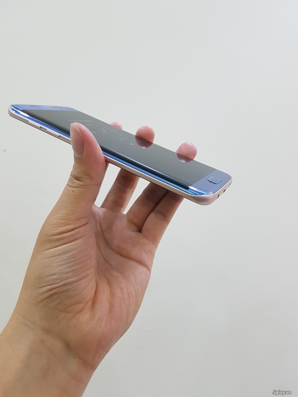 Samsung galaxy s7edge blue coral chính hãnh - 2