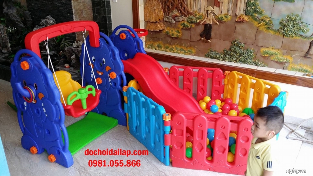 Cầu trượt, xích đu các loại - 17