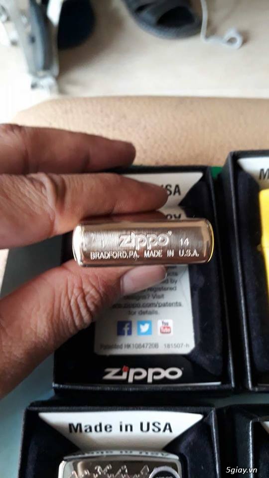 Vài Cái hộp quẹt ZIPPO chính hãng mới 100% - 2