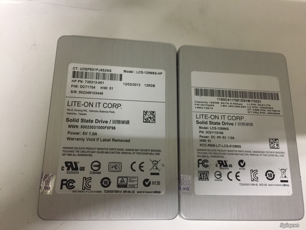 Ssd 128gb sata 3 like new hàng chuẩn