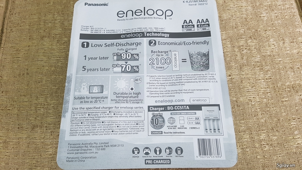 Bộ pin sạc Eneloop - 1