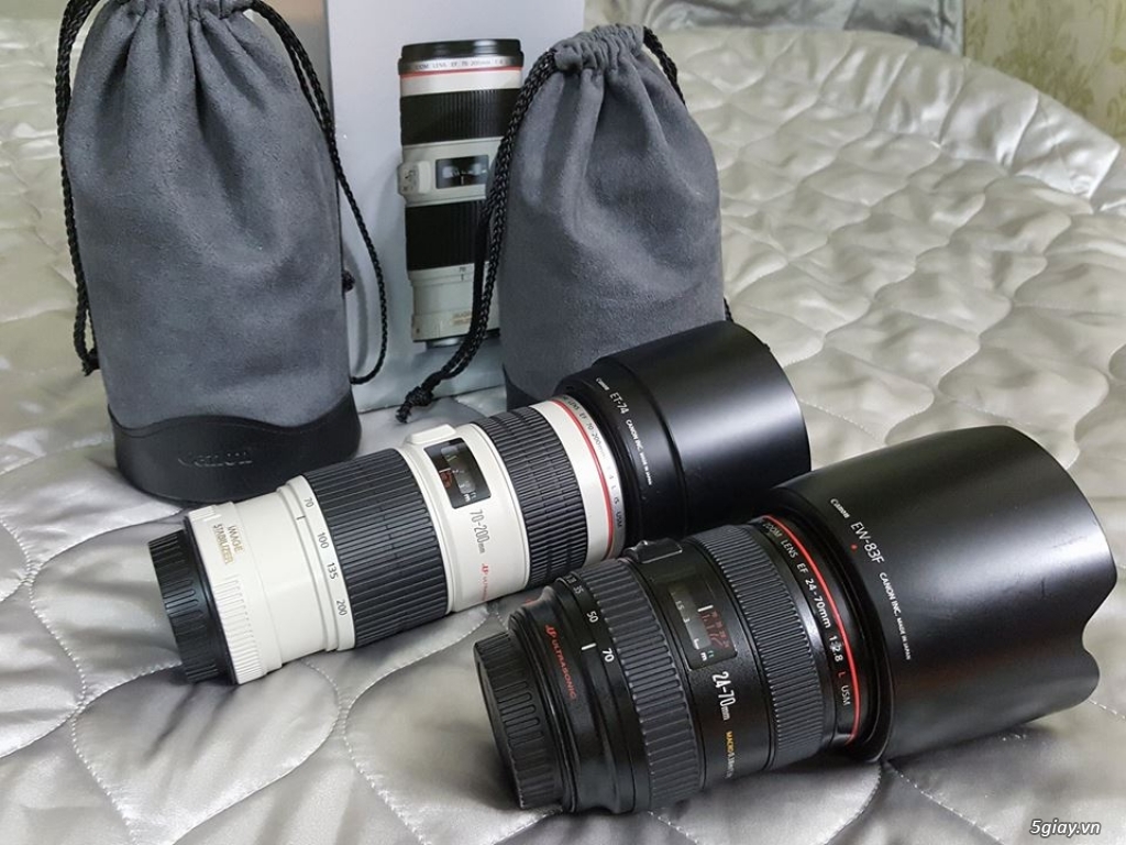 Cần Bán Lens Canon 24-70 + 70-200 Fullbox LikeNEW100% - 16