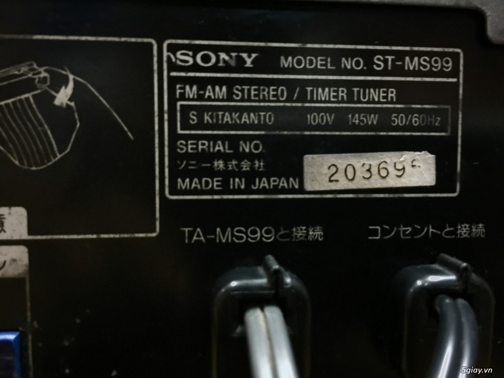 Dàn SONY MD99 made in JaPan 5CD 5MD - 6