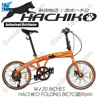 Xe đạp gấp nhỏ gọn hachiko ha01 chiếc xe đa mục đích cho bạn - 1