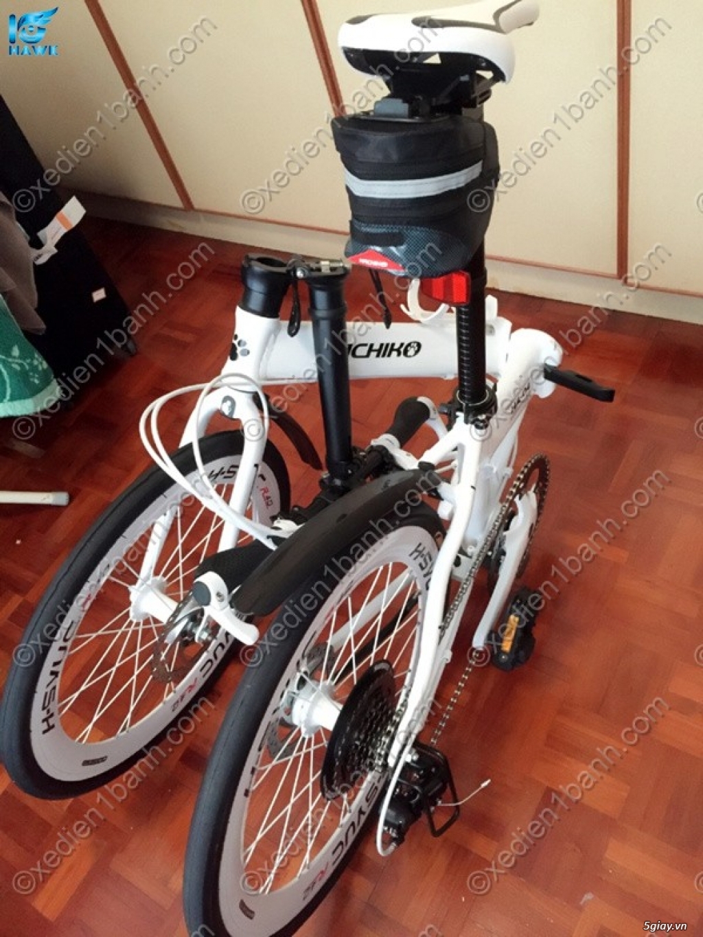 Xe đạp gấp nhỏ gọn hachiko ha01 chiếc xe đa mục đích cho bạn - 2