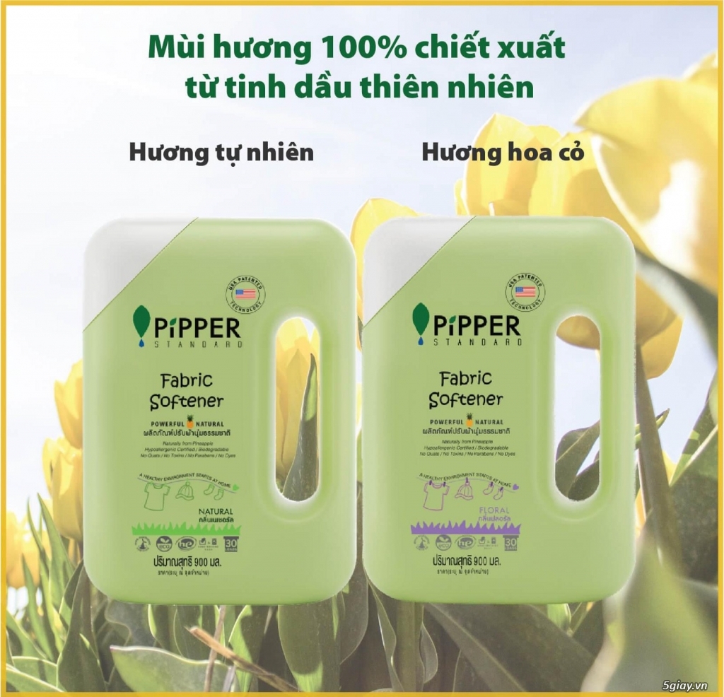 Nước xả vải sinh học PiPPER STANDARD 900ml