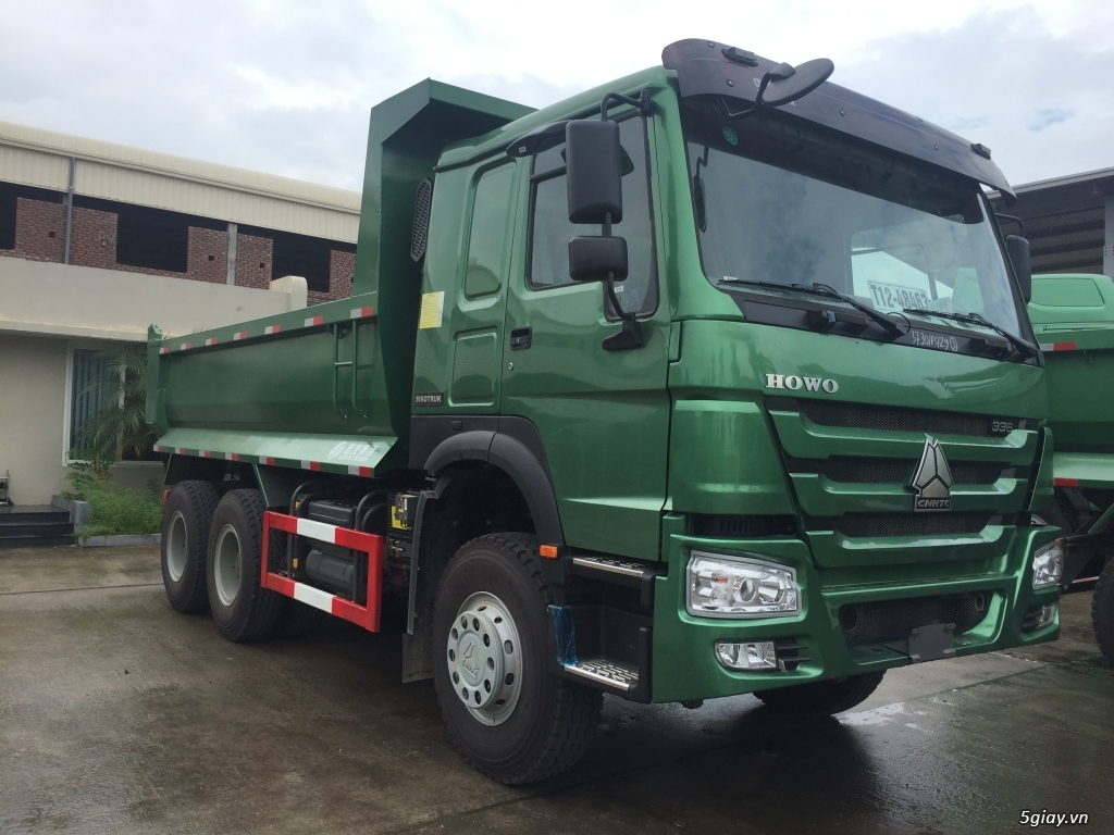 Xe ben 3 chân Howo 371 tải trọng 12-13 tấn 2016, 2017 - 1