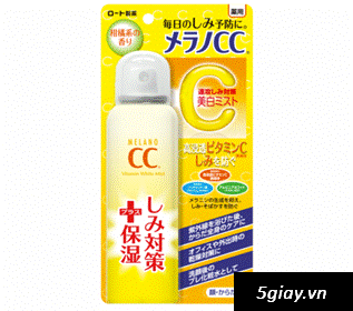 Nước hoa hồng + xịt khoáng+ mặt nạ + trị nám mụn CC Melano Rohto - 2